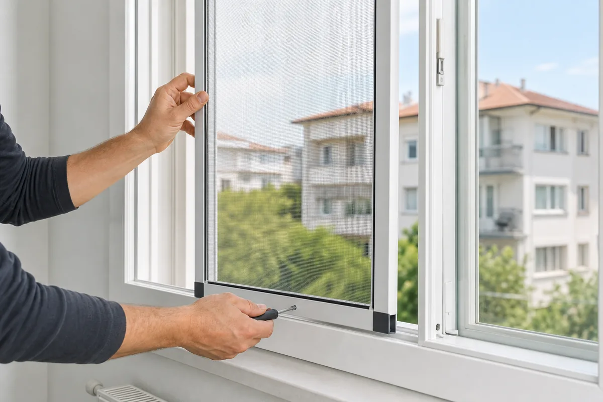 Evde pencere sinekliği montajı
